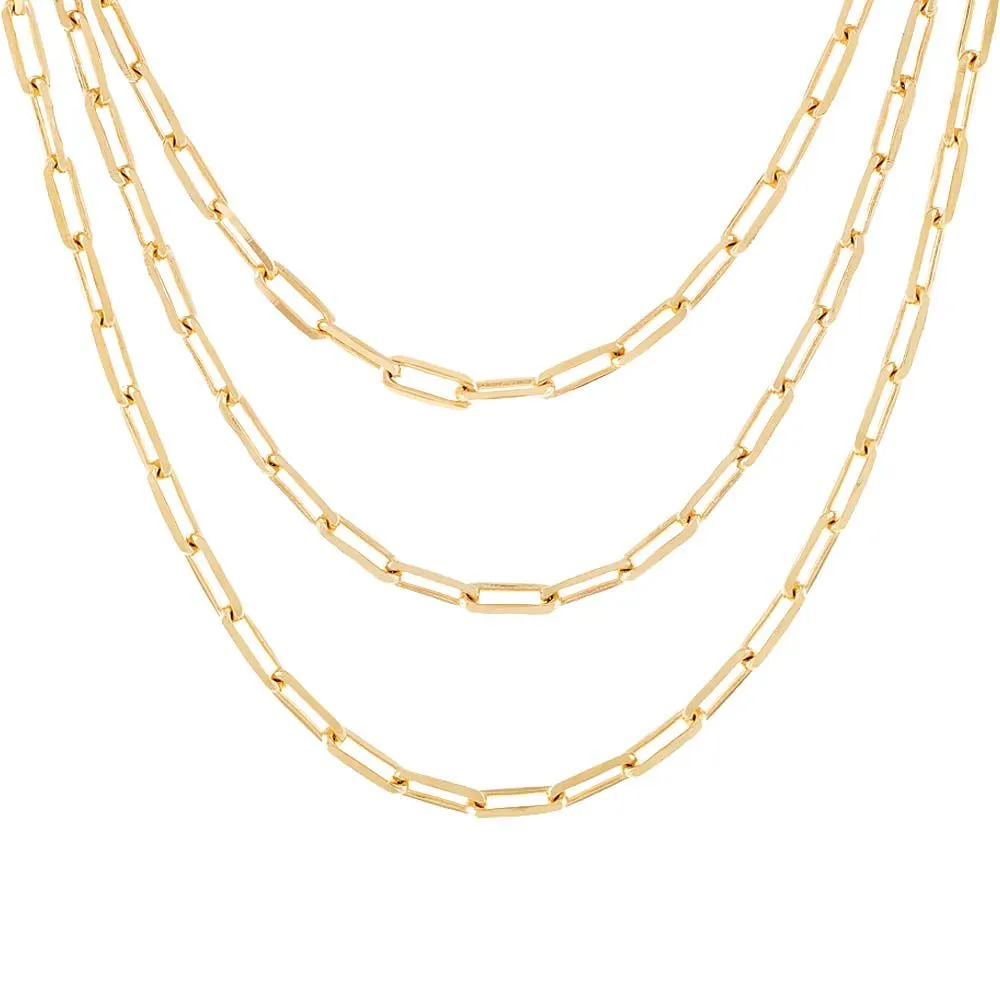 Paperclip Link Necklace