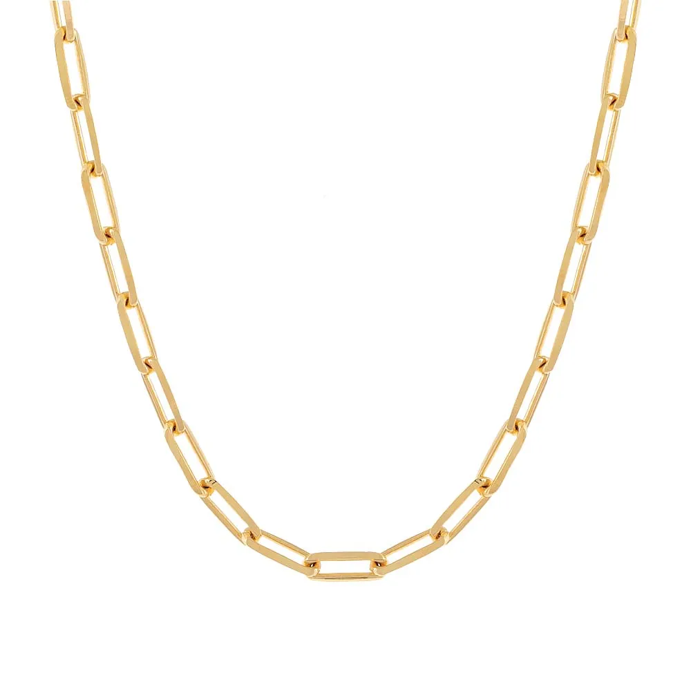 Paperclip Link Necklace