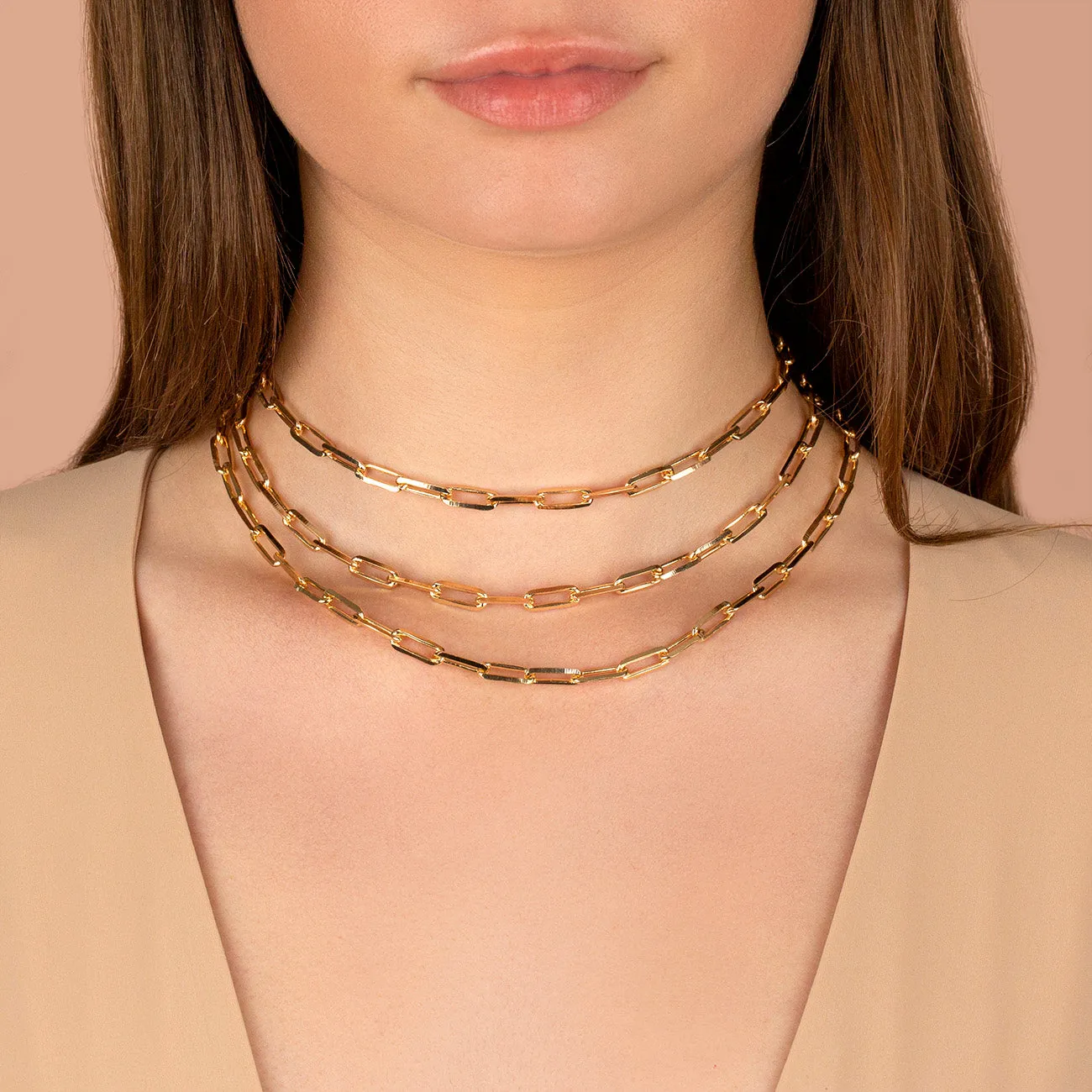 Paperclip Link Necklace