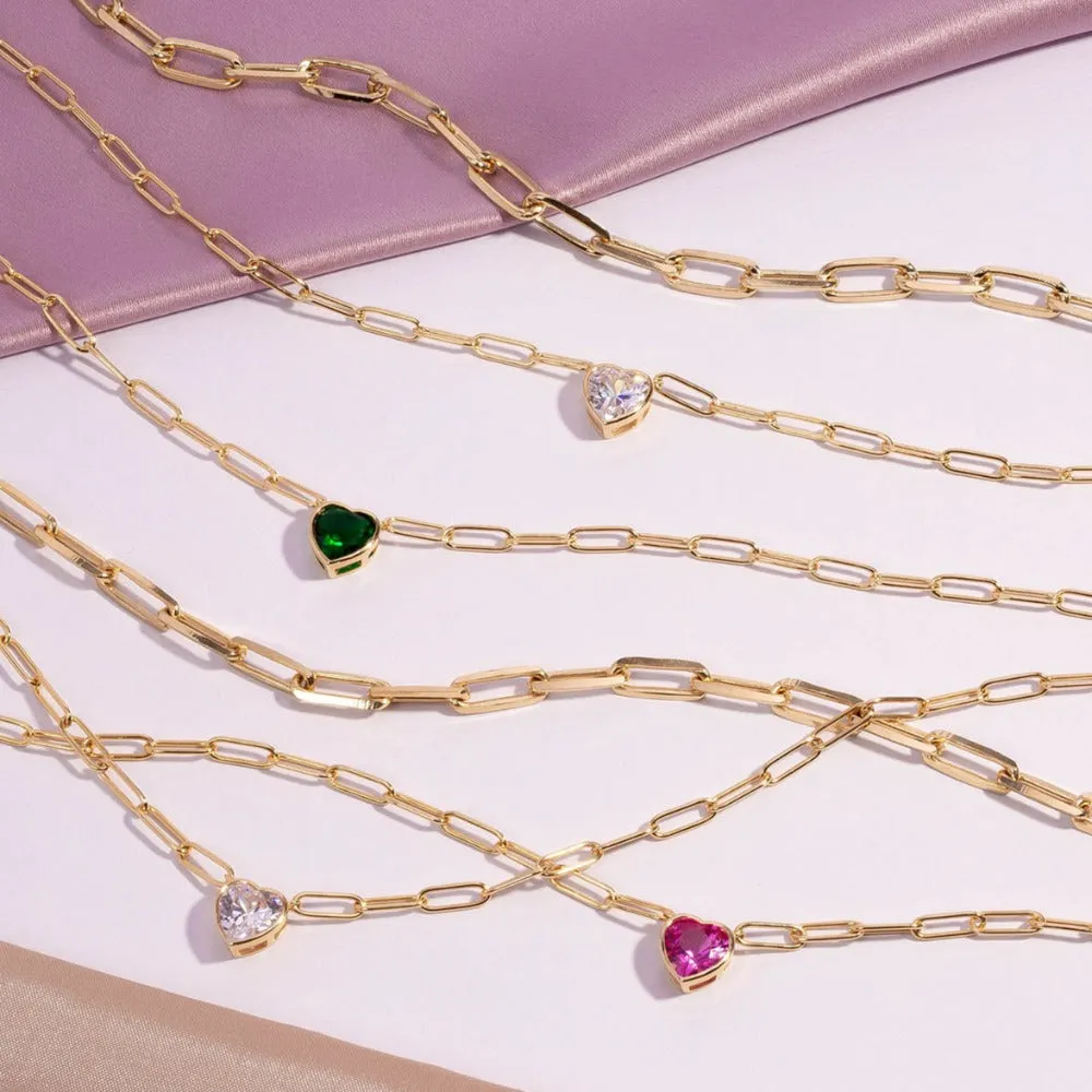 Paperclip Link Necklace