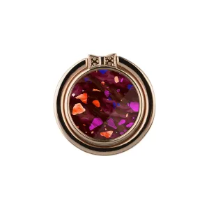 Paprika Terrazzo Gem | Custom Phone Ring Holder  (Non-MagSafe)