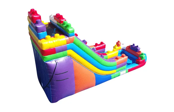 Party Blocks Inflatable Water Slide - 18 FT