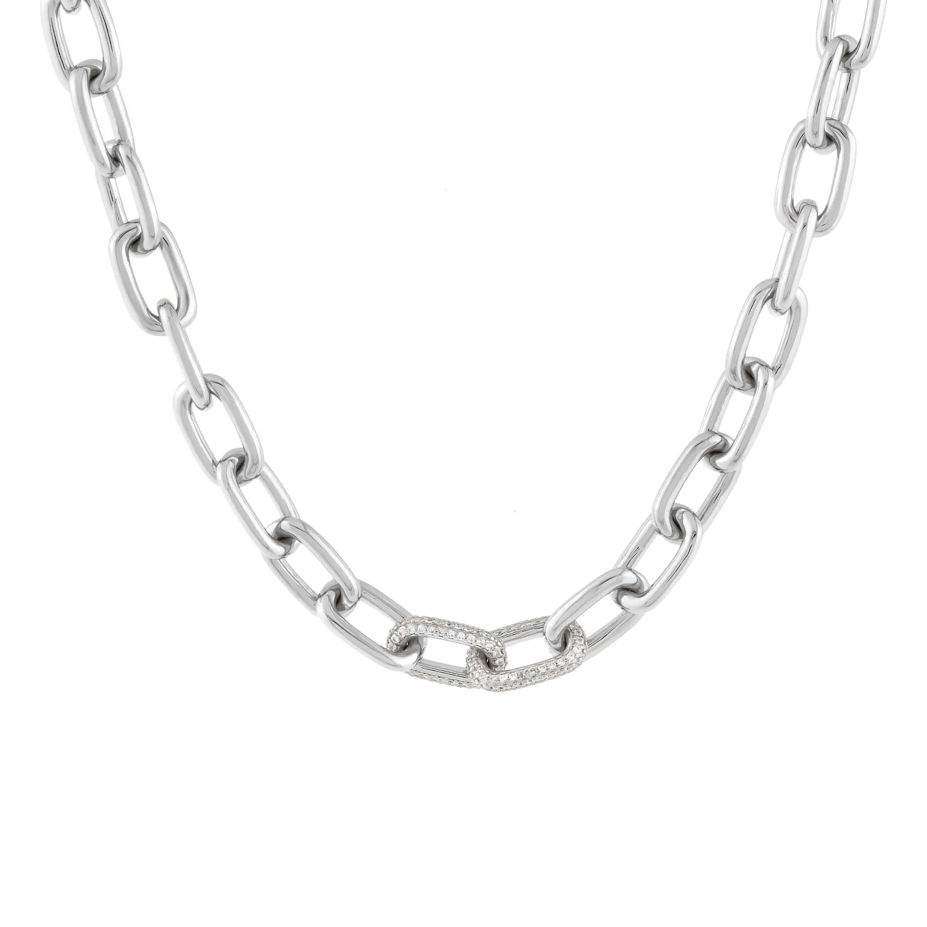 Pavé Chain Necklace