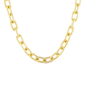 Pavé Chain Necklace