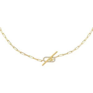 Pavé Chain Toggle Choker