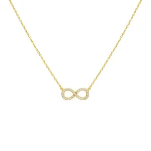 Pavé Infinity Necklace