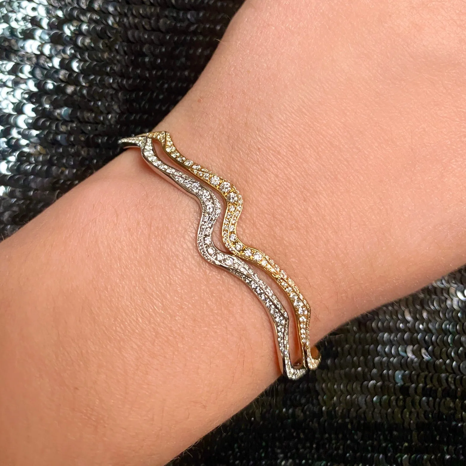 Pavé Ripple Cuff Gift Bundle