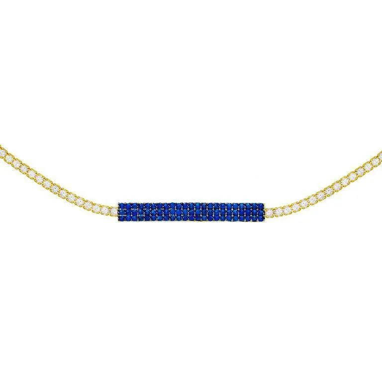 Pavé Tennis Bar Choker