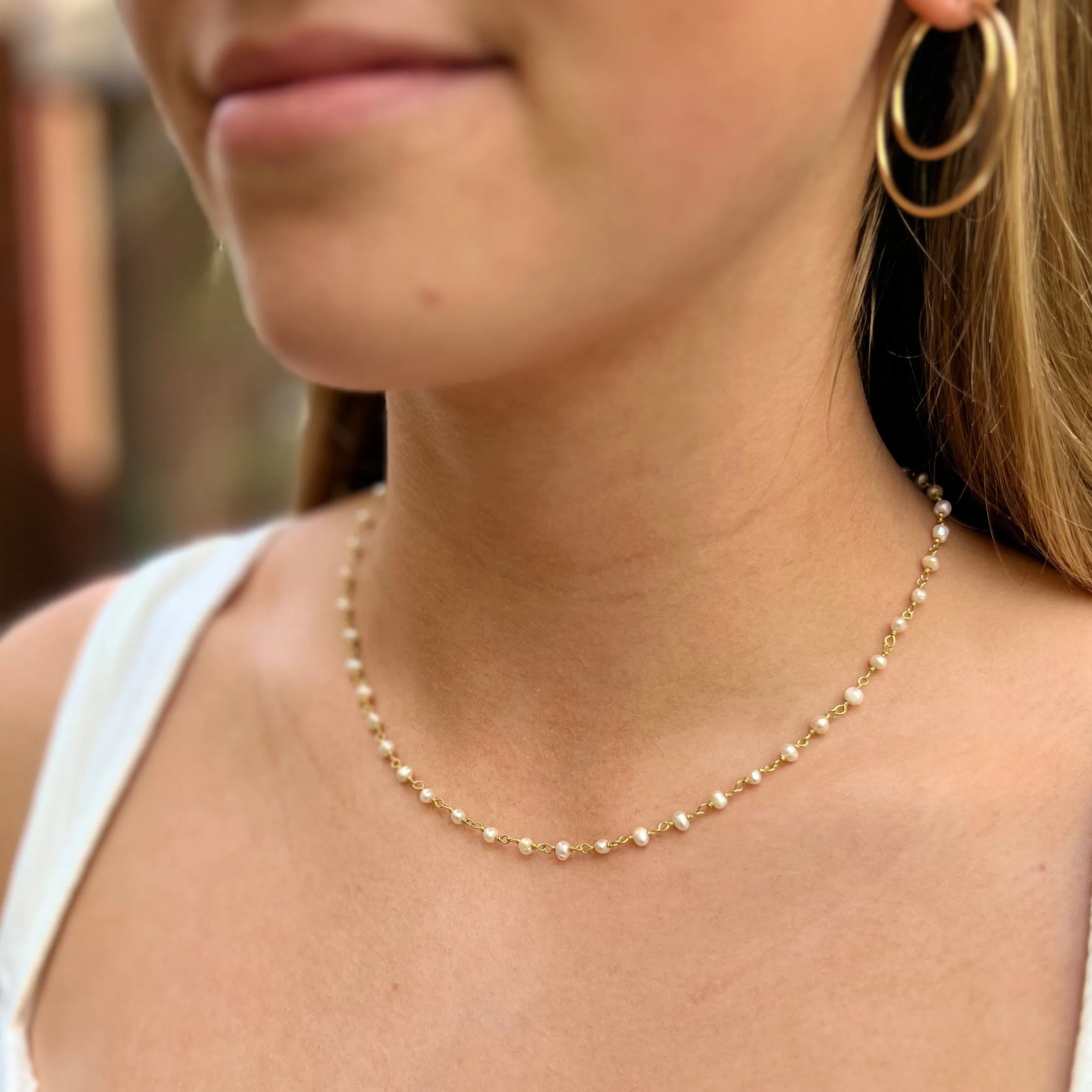 Pearl Chain Necklace