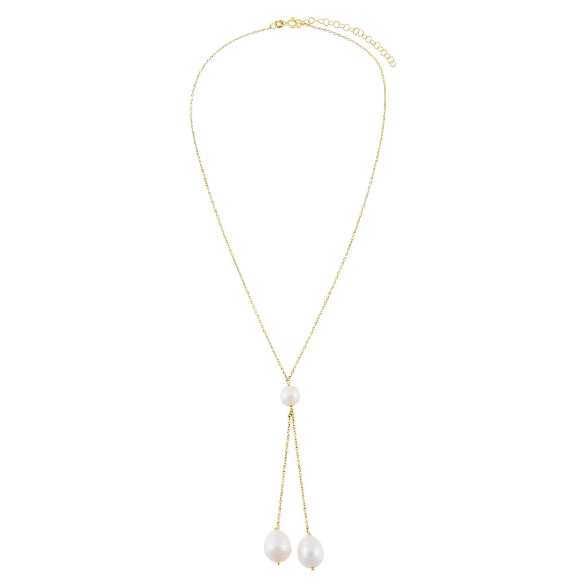 Pearl Dangling Lariat