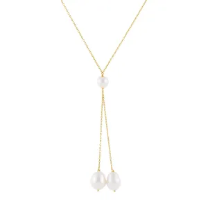 Pearl Dangling Lariat