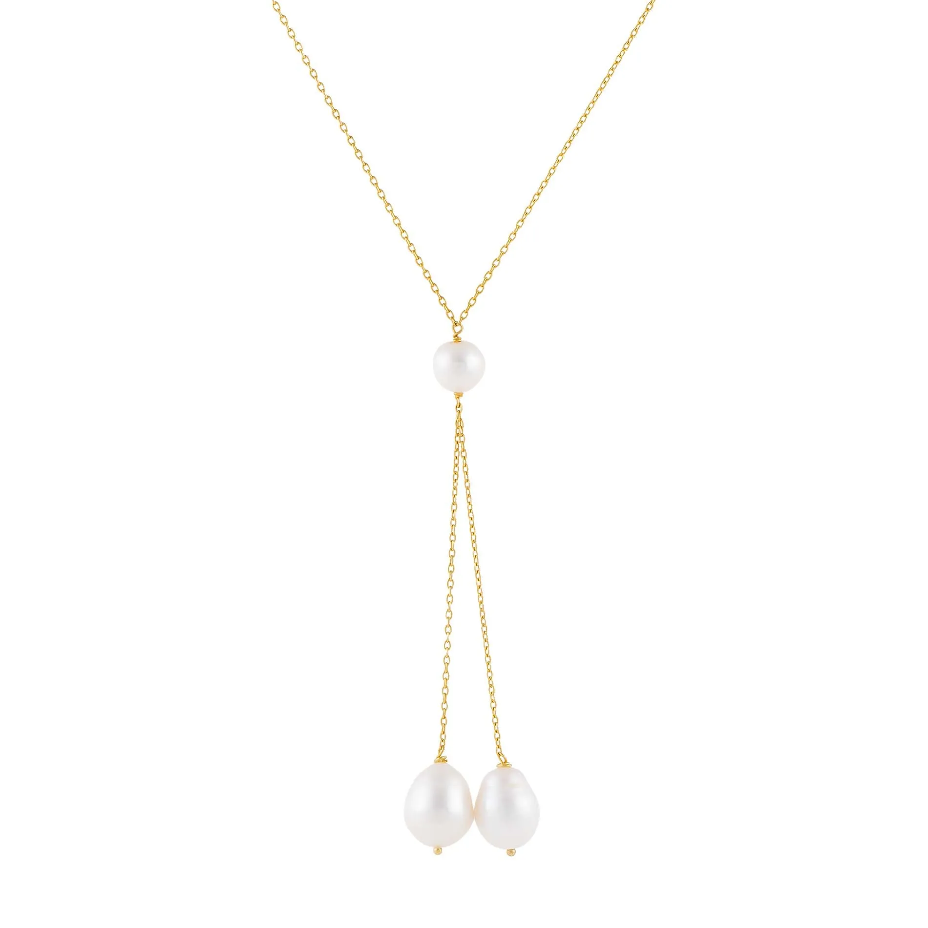 Pearl Dangling Lariat