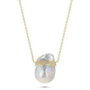 Pearl Wrapped Necklace
