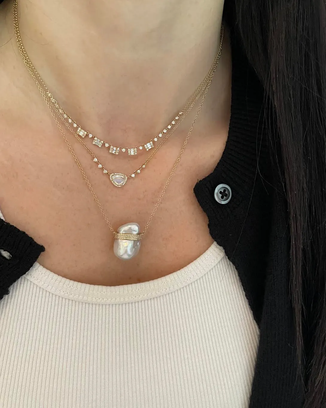 Pearl Wrapped Necklace