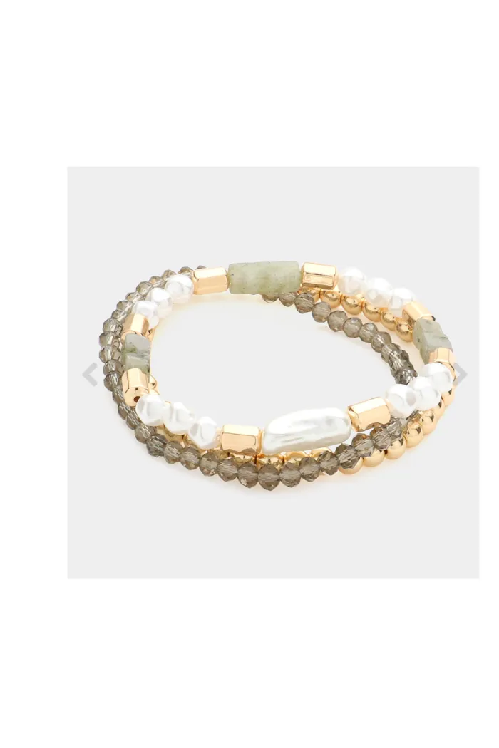 Pearls & Stones Bracelet