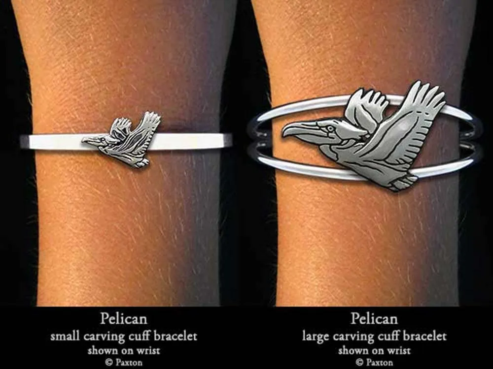 Pelican Cuff Bracelet Sterling Silver