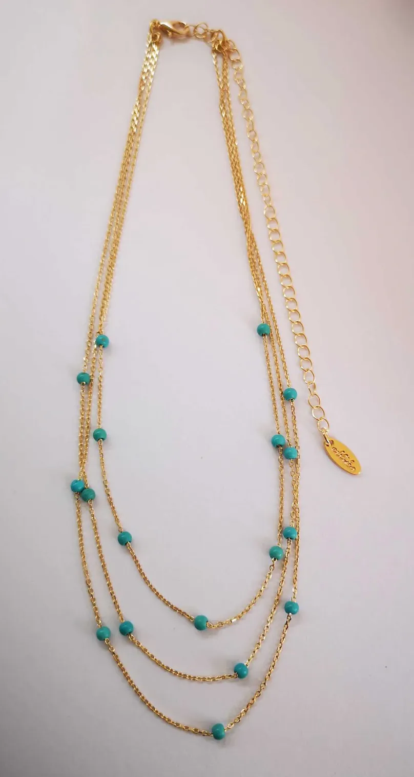 Perfect Stone Layered Necklace