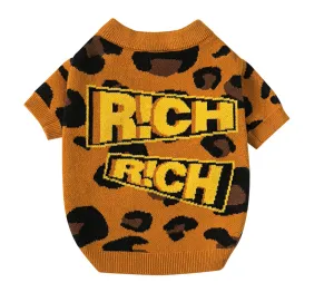 Pets hip-hop Leopard Sweater