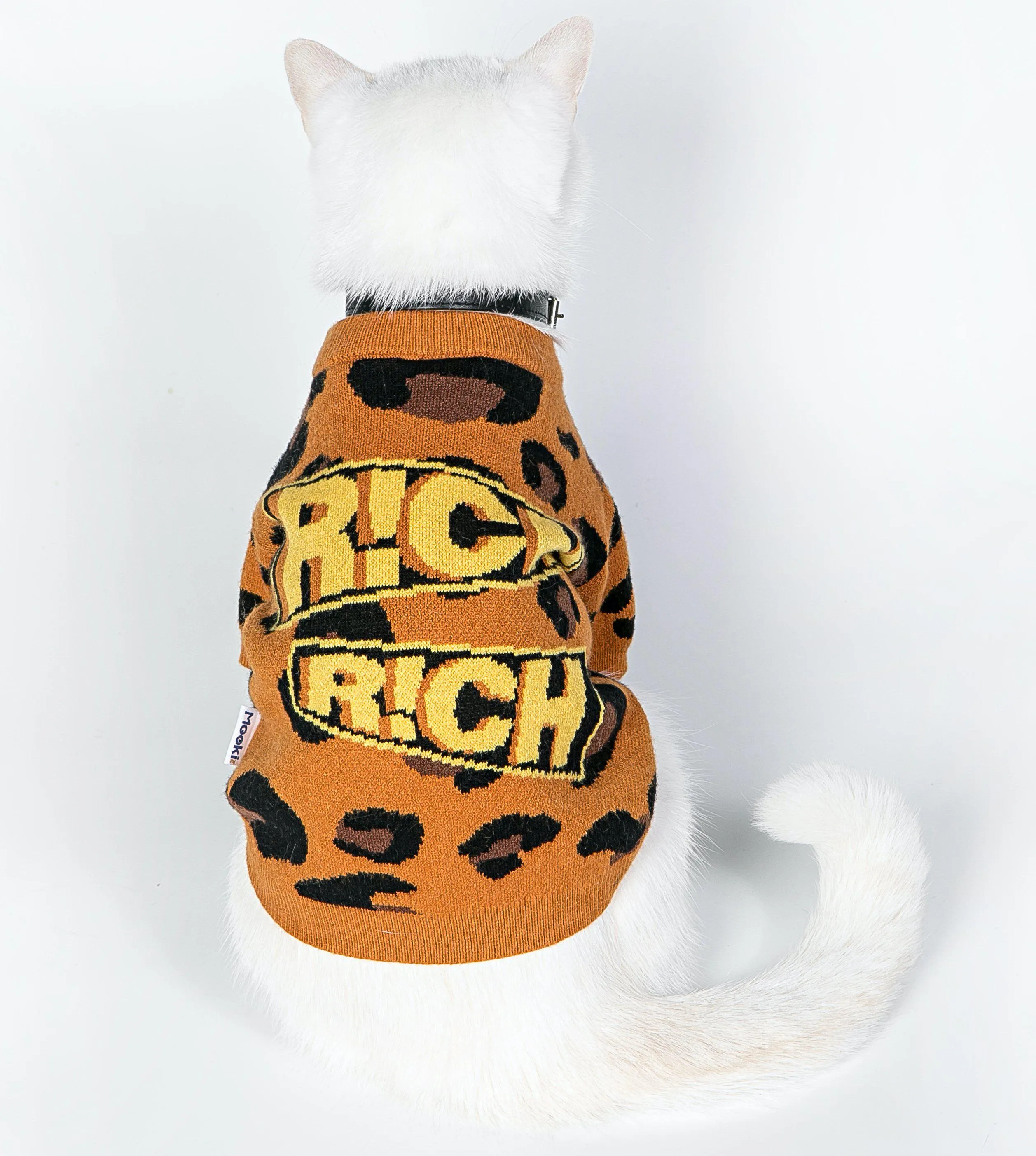 Pets hip-hop Leopard Sweater
