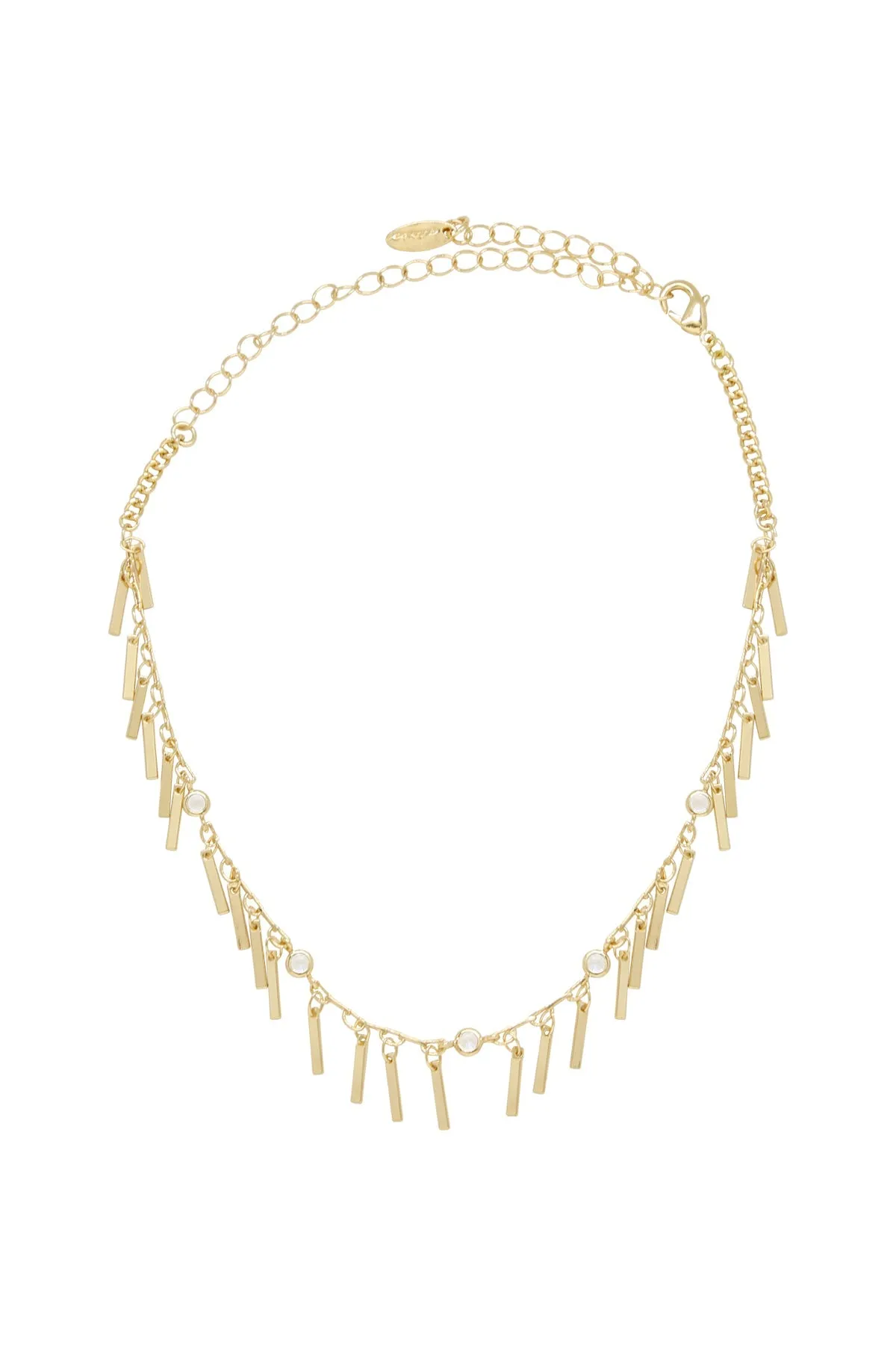 Piano Keys 18k Gold Plated Choker