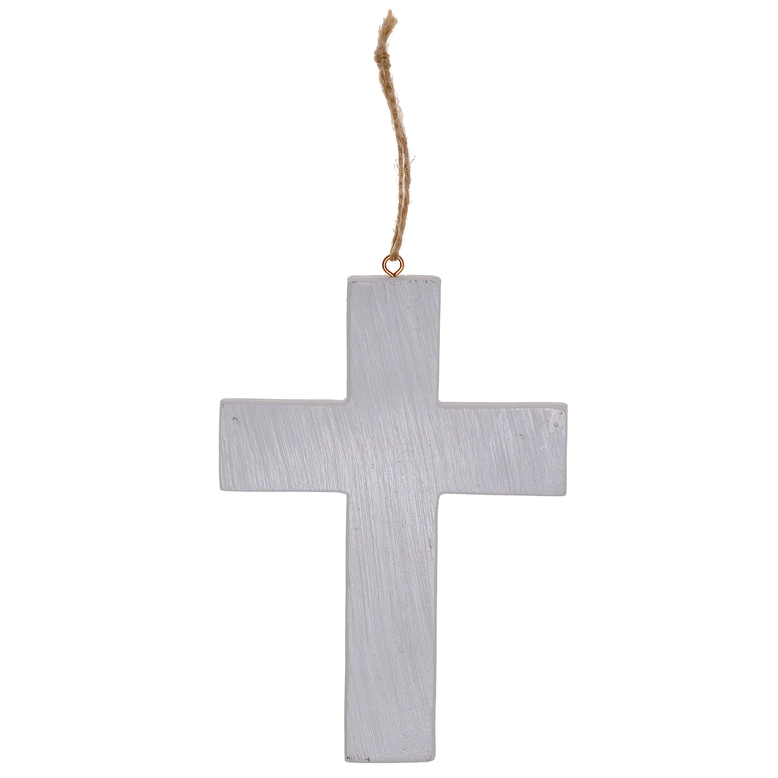 Pine Ridge Nursing Is A Work Of Heart Hanging Cross Home Decor, Wall Crosses for Church And Office, Catholic Crucifix with Inspirational Word Phrases 4x6"