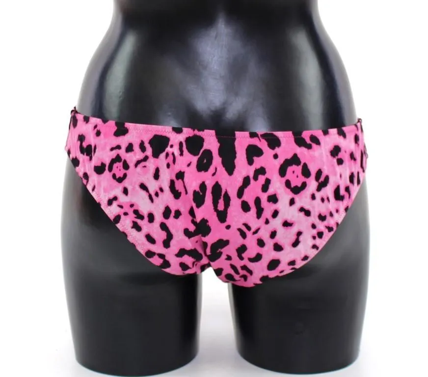 Pink Leopard Bikini Bottom Swimwear Beachwear