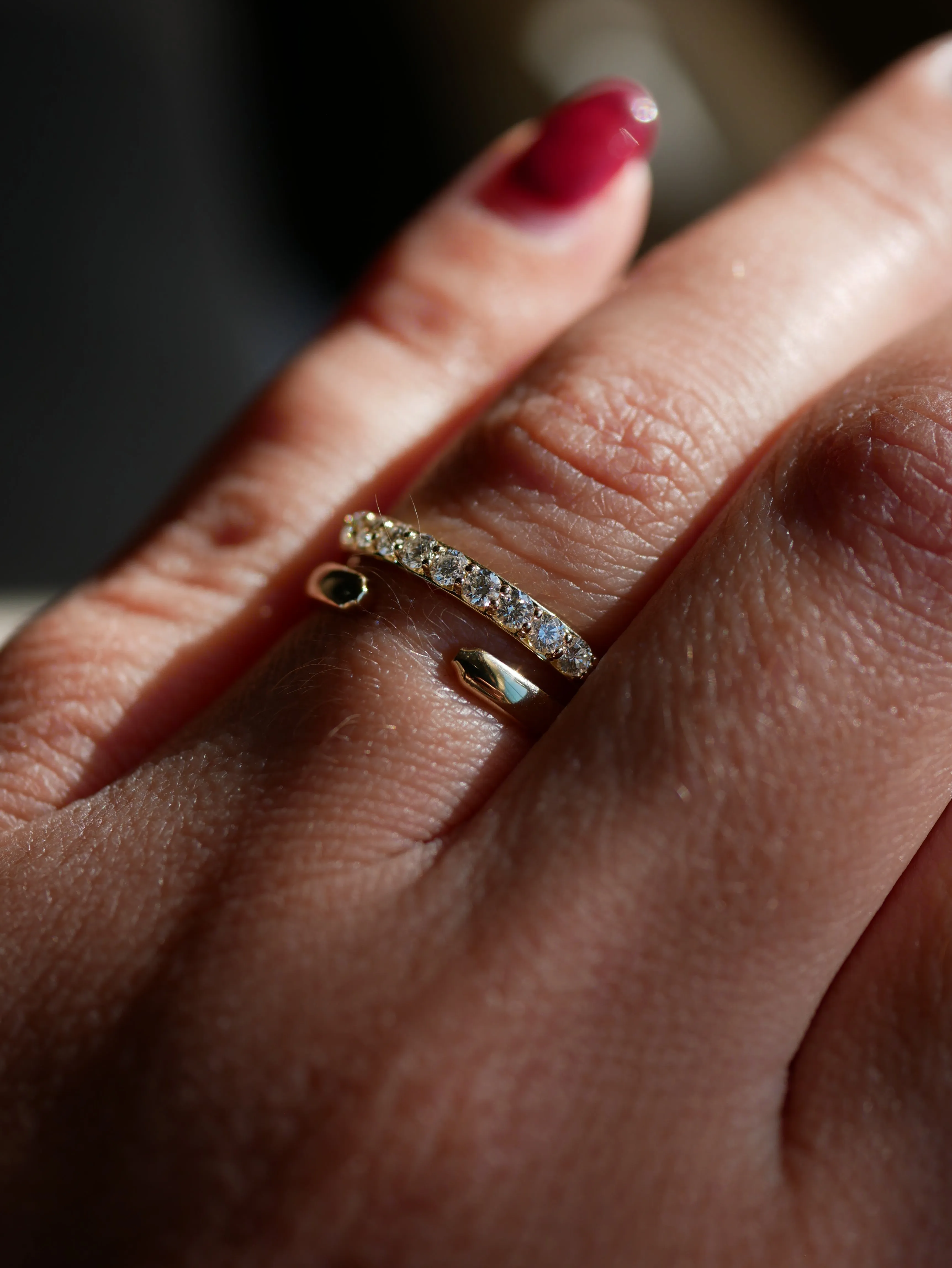 Plain Chubby Cuff Ring