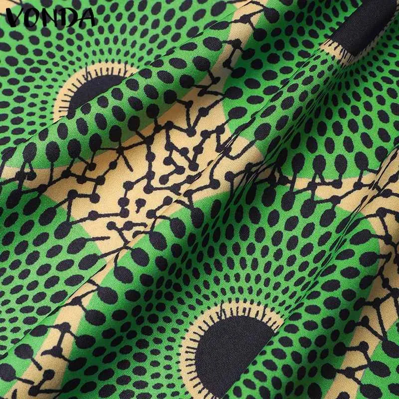 Plus Size Bohemian Printed Bat Sleeve Casual Loose Blouse