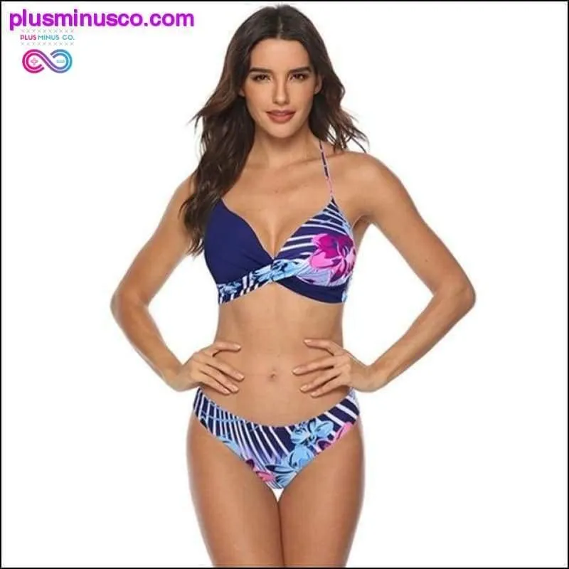 Plus Size Floral Brazilian Swimsuit - Floral Bikini Set -