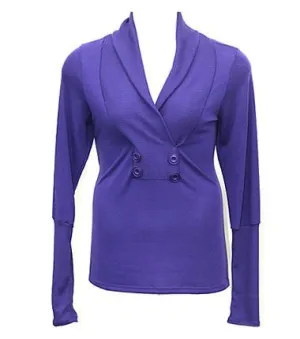 Plus Size Unique Scrunch Sleeve Knit