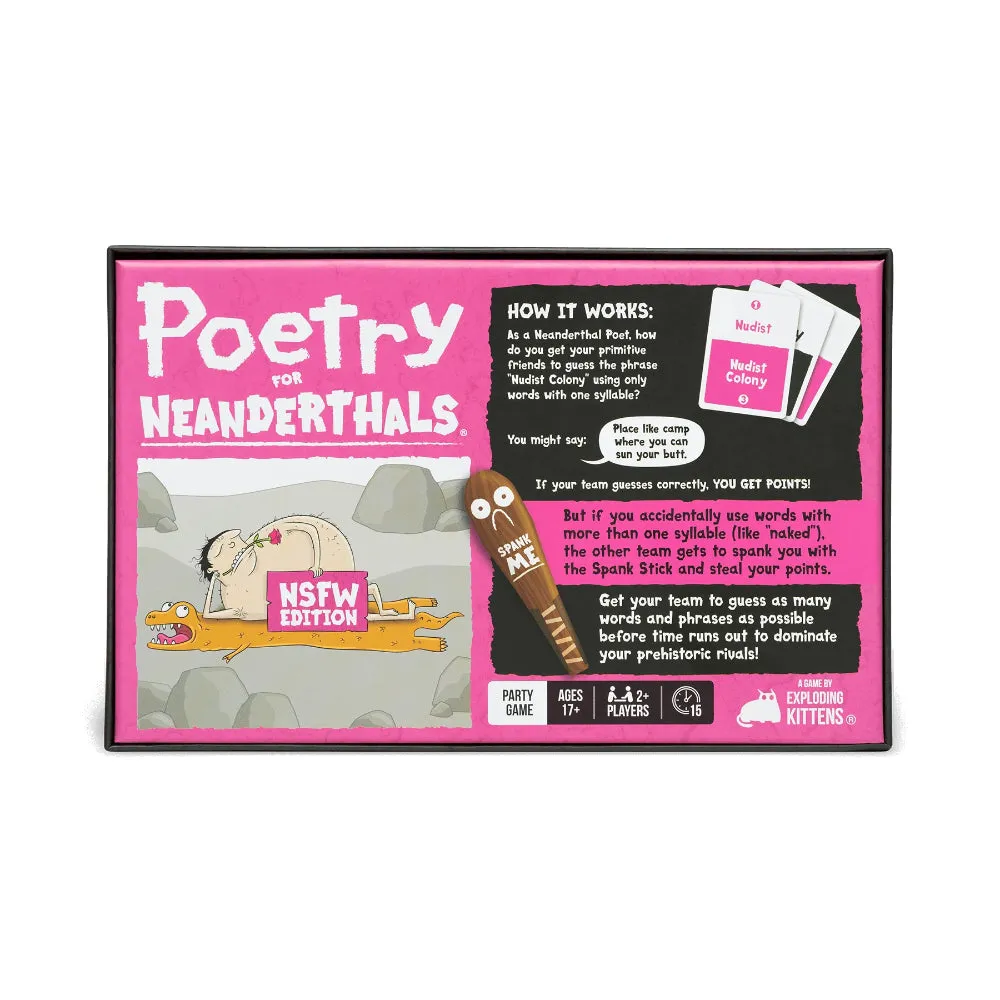Poetry for Neanderthals NSFW