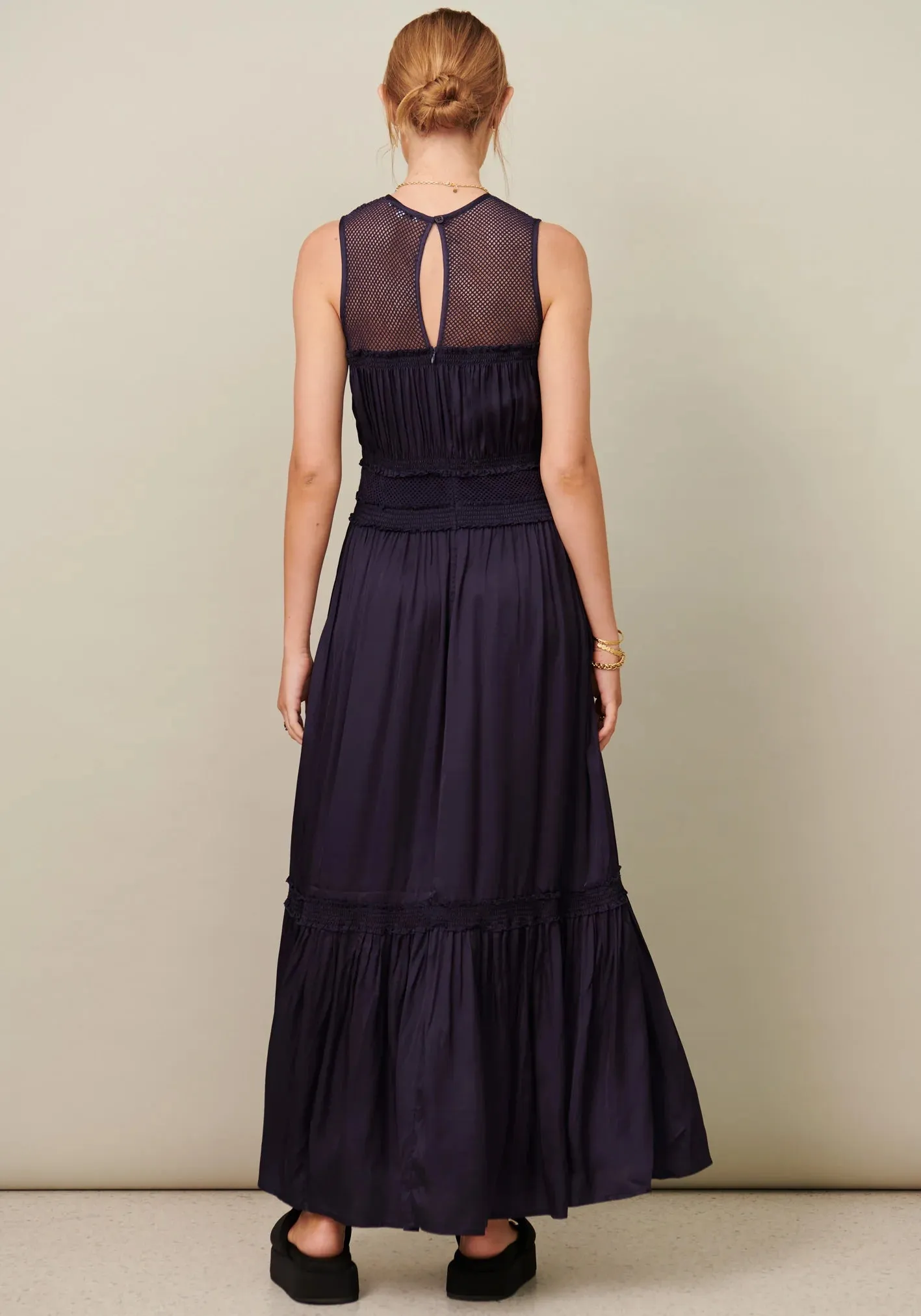 Pol Clothing  Clothing - Lara Tiered Dress – Ink