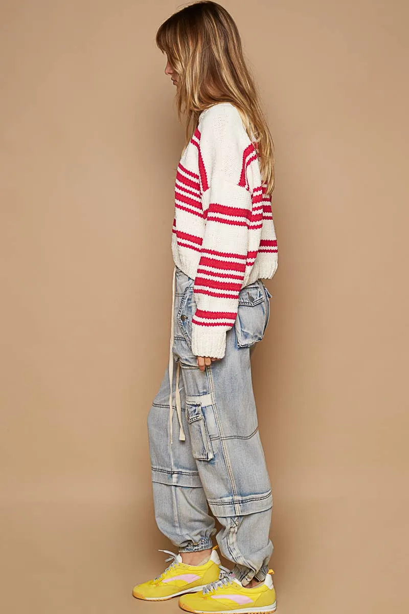 POL Clothing Multi Cargo Pockets Jogger