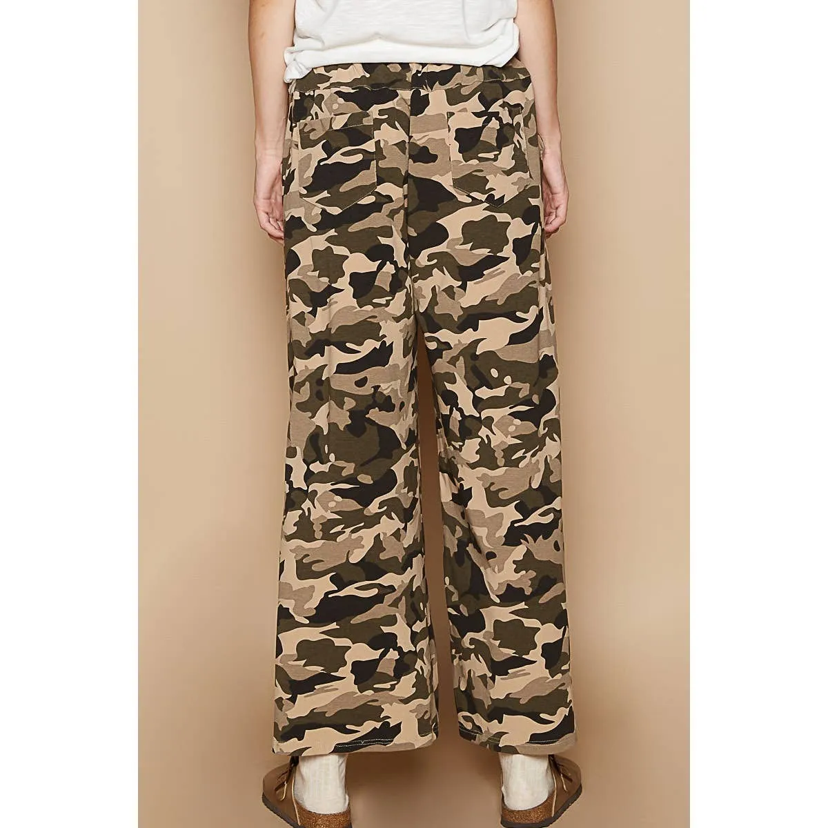 POL Clothing Vintage Washed  Camo  Pants