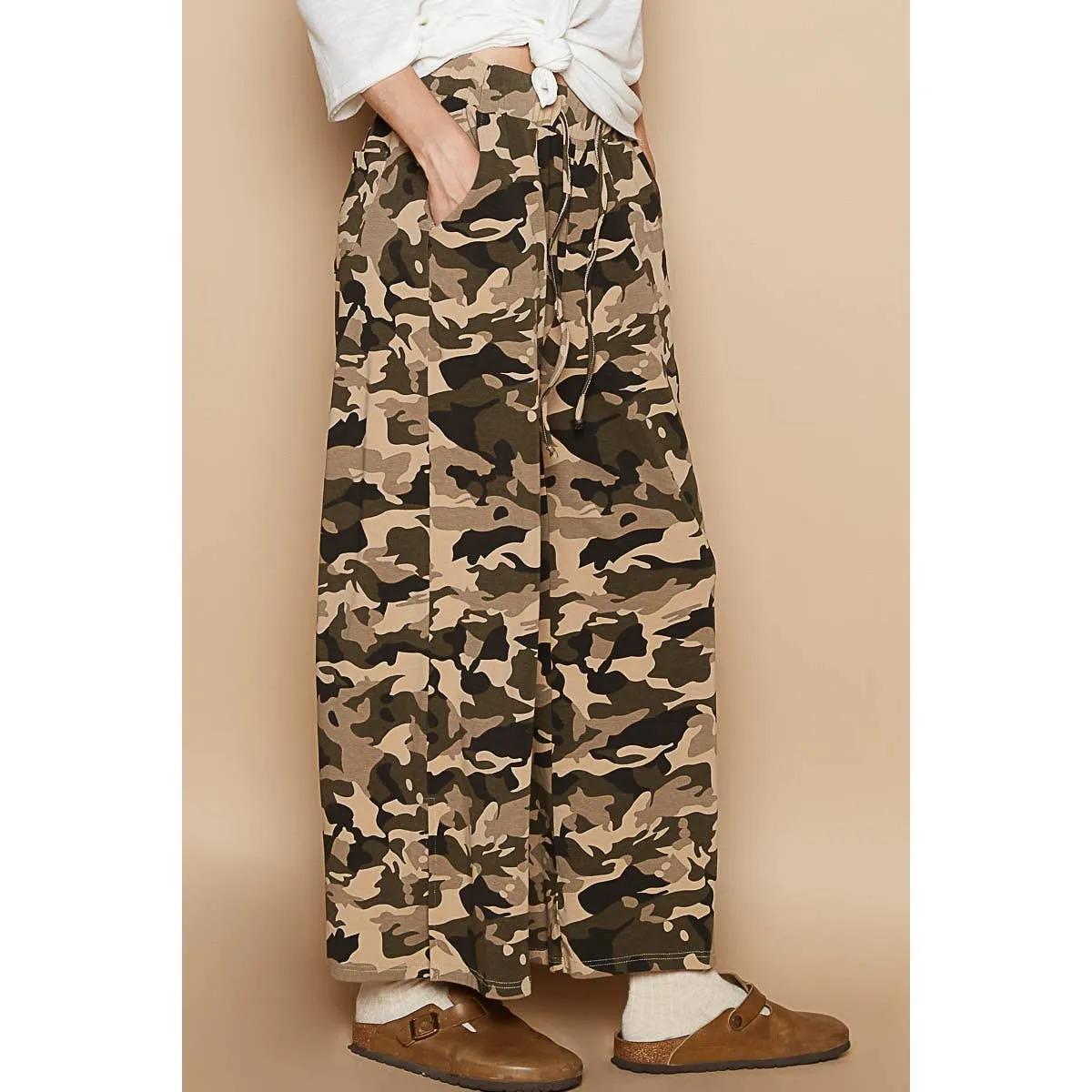 POL Clothing Vintage Washed  Camo  Pants