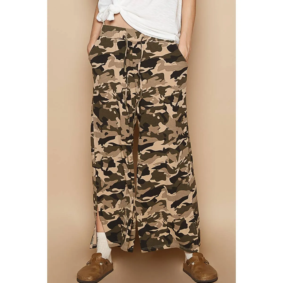 POL Clothing Vintage Washed  Camo  Pants