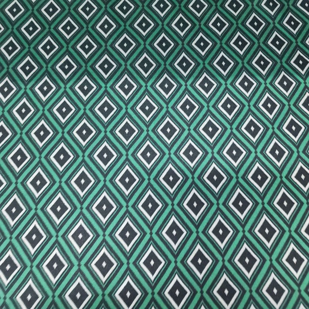 Poly Spandex Jacquard Fabric Green 140 cm