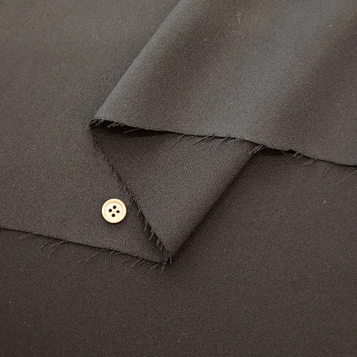 Polyester Formal Black Fabric - Plain