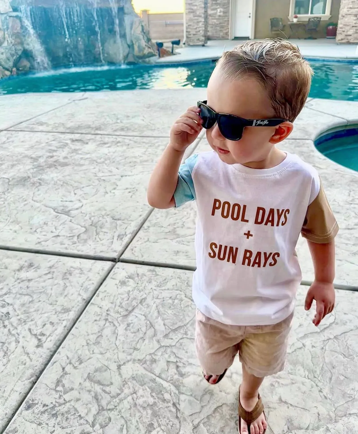 Pool Days   Sun Rays | Kids Summer Shirt