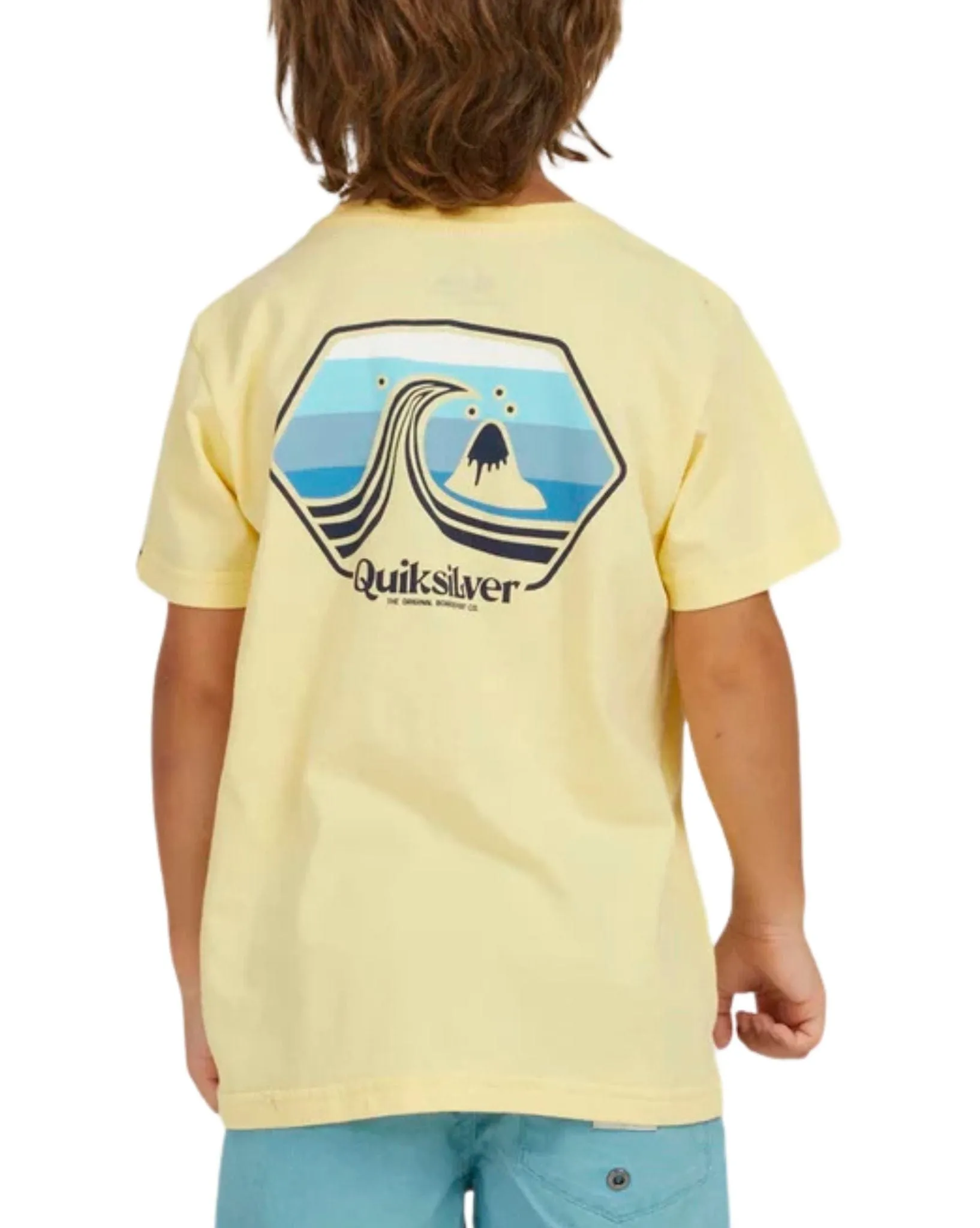 Port Of Call Ss Tee Pale Banana