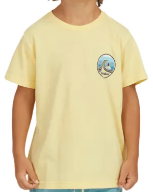 Port Of Call Ss Tee Pale Banana