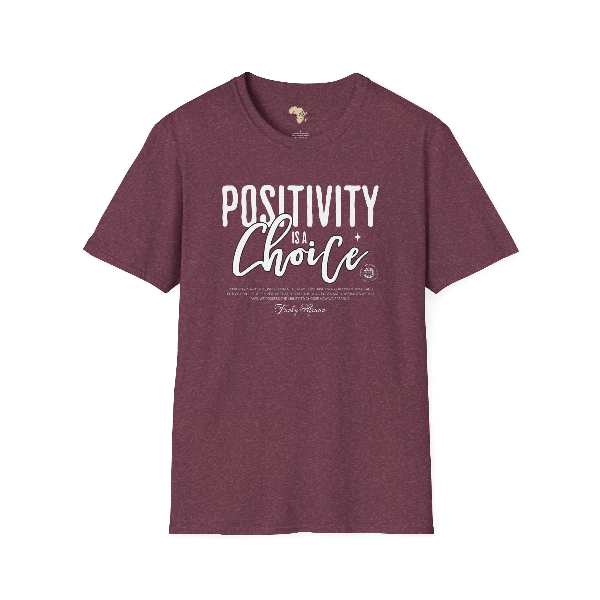 Positivity is a choice unisex softstyle tee