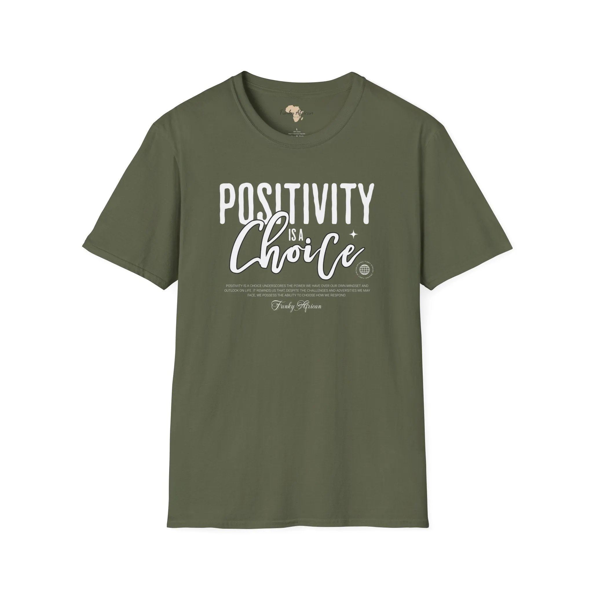 Positivity is a choice unisex softstyle tee