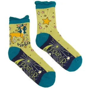 Powder Virgo Zodiac Ankle Socks