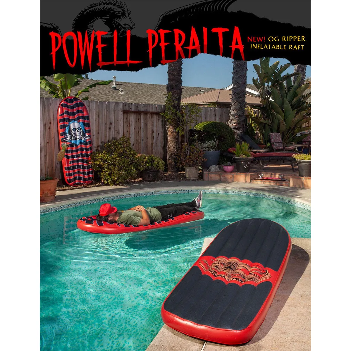 Powell Peralta -  Ripper Raft Red