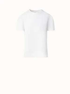 Puff Sleeves T-Shirt in Cotton Jersey
