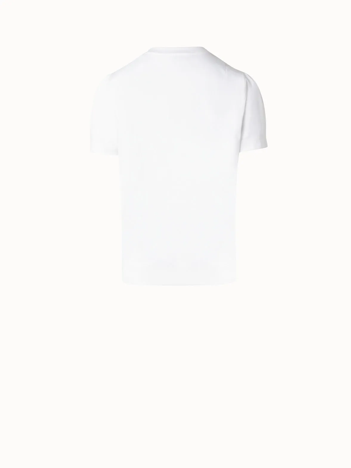 Puff Sleeves T-Shirt in Cotton Jersey