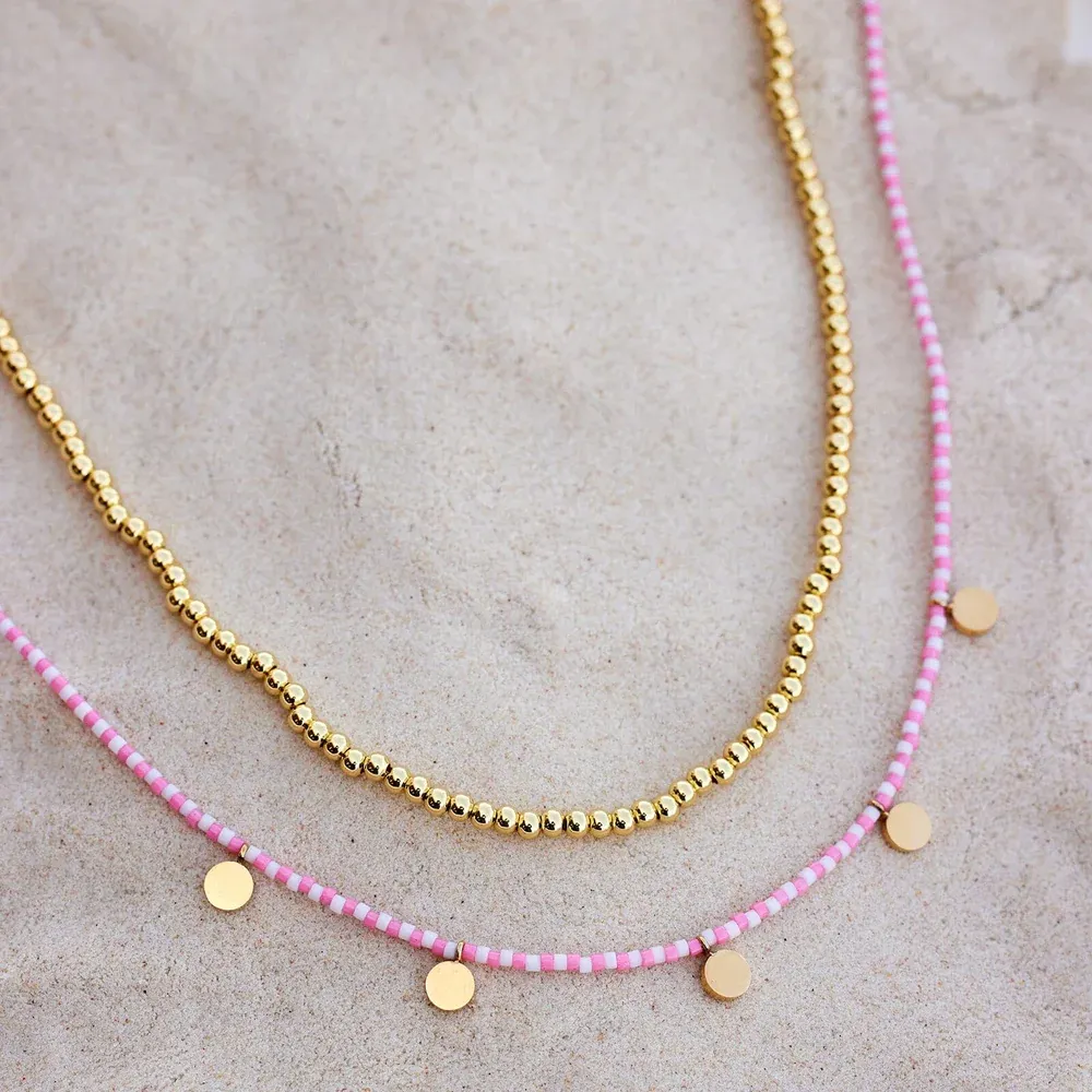 Pura Vida Cabana Necklace Set ~ Gold