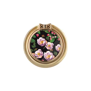 Purple Camellias Phone Ring Holder  (Non-MagSafe)