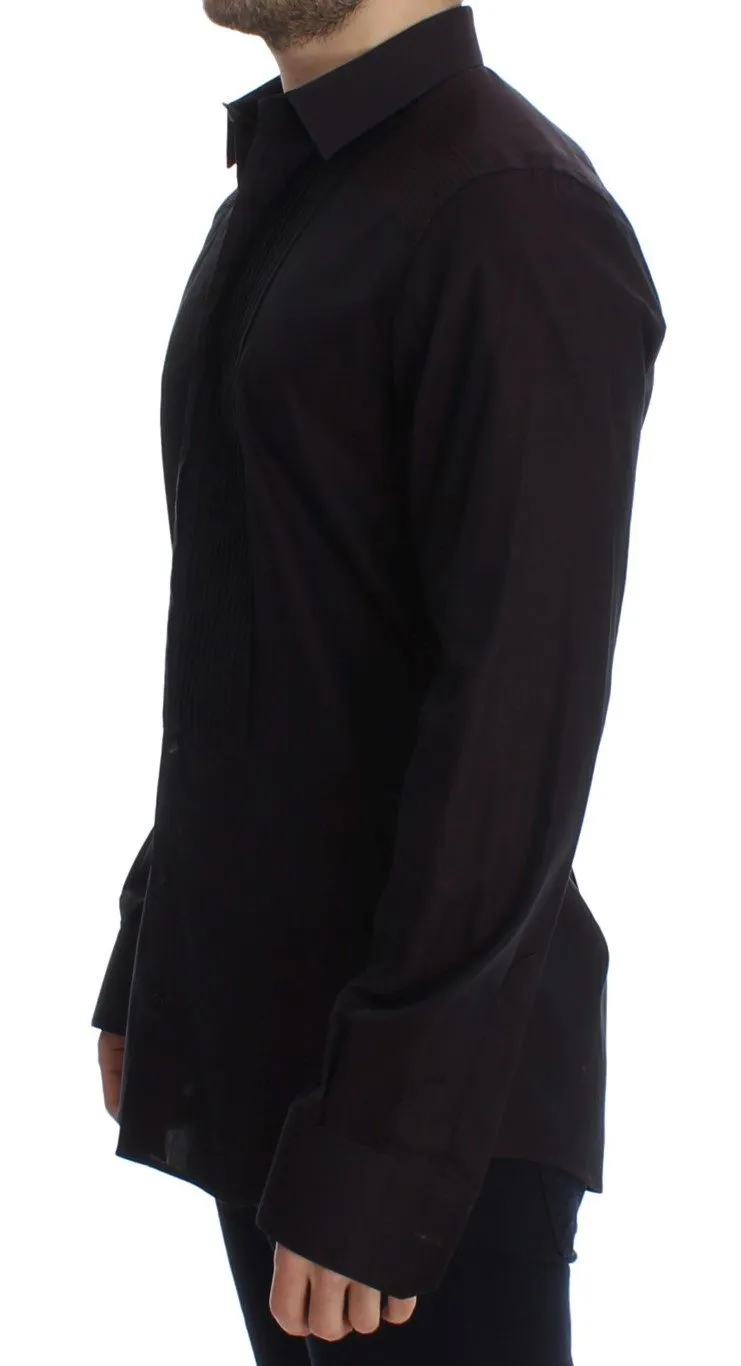 Purple GOLD Slim Fit Tuxedo Dress Shirt